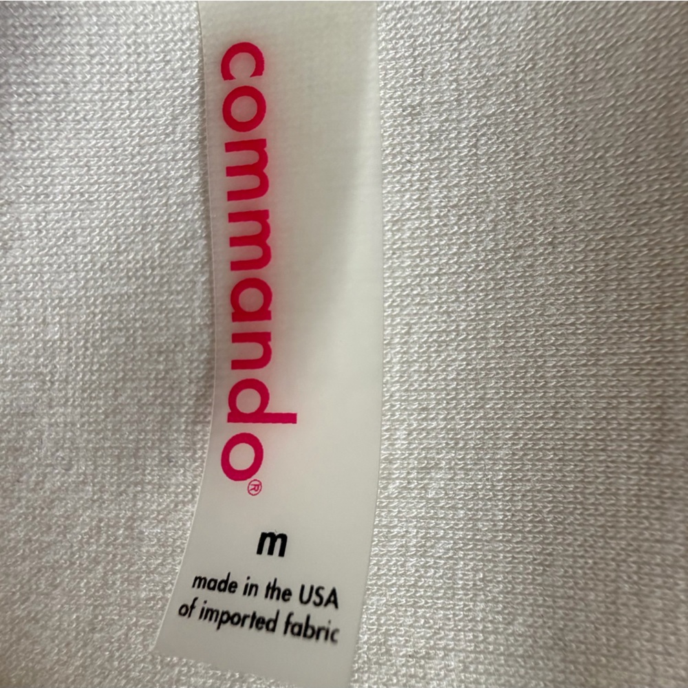 🆕 Commando Faux Leather Sleeveless Signature Dress White Medium - Picture 4 of 13